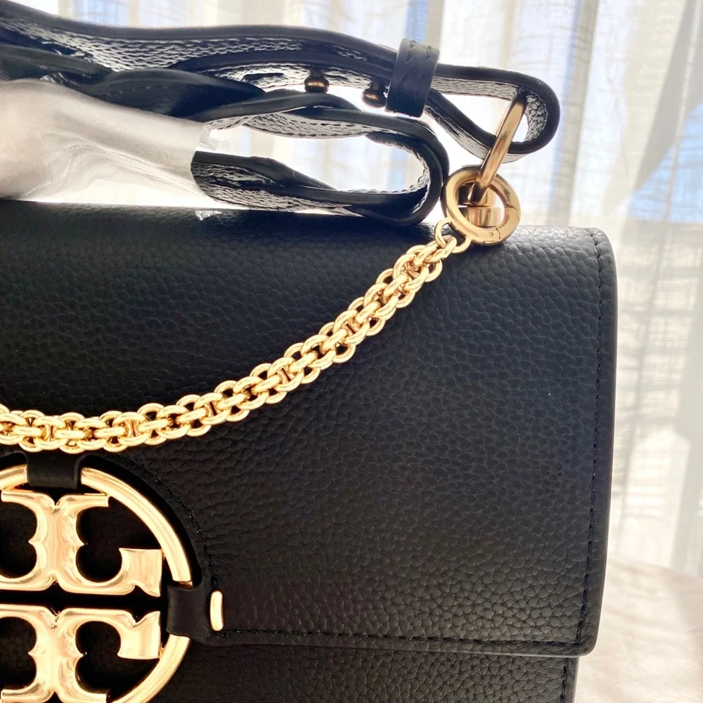 SOLD - Tory Burch Miller Convertible Shoulder Bag - Black NWT - Picture 4 of 14